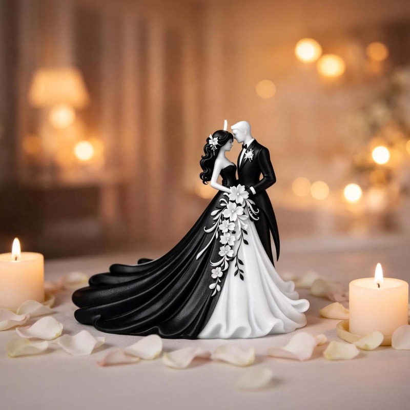 Newlywed Couple Wedding Dress  - Model Kit Cement review and price