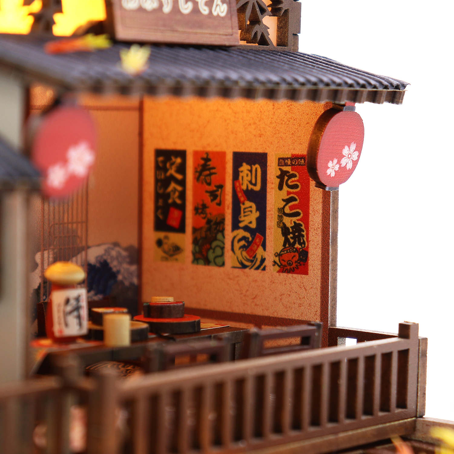Japanese Sushi Shop DIY Wooden - Model Kit Japan Shop review and price