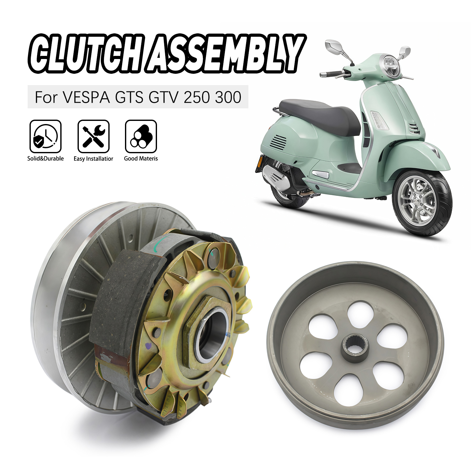 Motorcycle Clutch Pulley Assem - Model Kit Vespa review and price