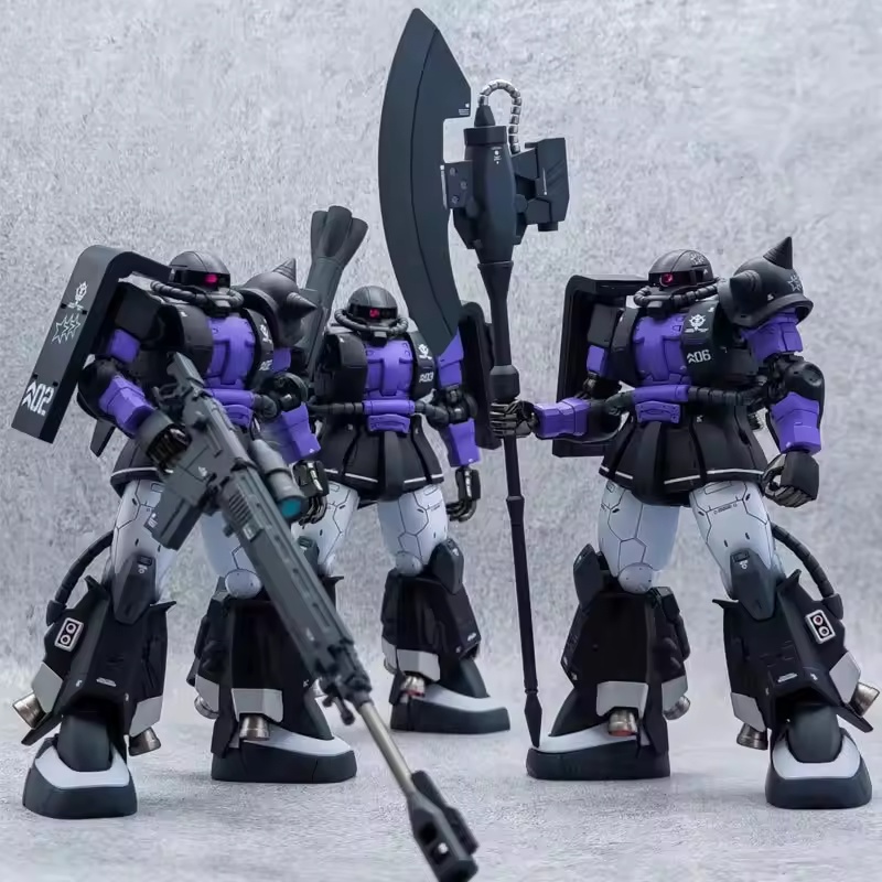 Black Sanrensei Zaku Hg 1/144  - Model Kit Nipper review and price