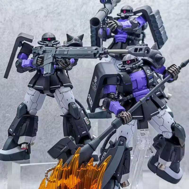 Black Sanrensei Zaku Hg 1/144  - Model Kit Nipper review and price
