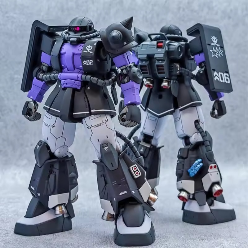 Black Sanrensei Zaku Hg 1/144  - Model Kit Nipper review and price