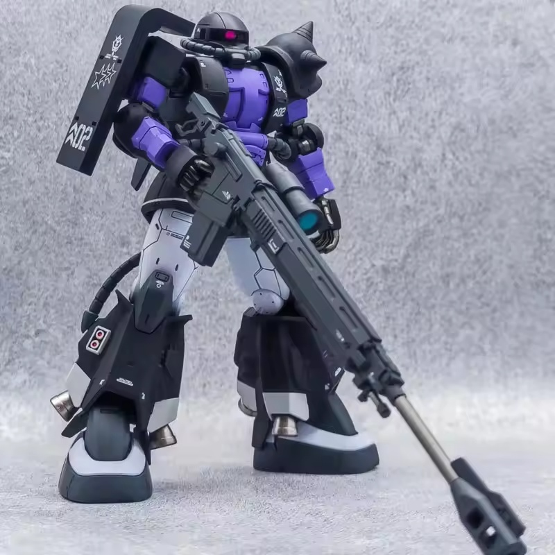 Black Sanrensei Zaku Hg 1/144  - Model Kit Nipper review and price