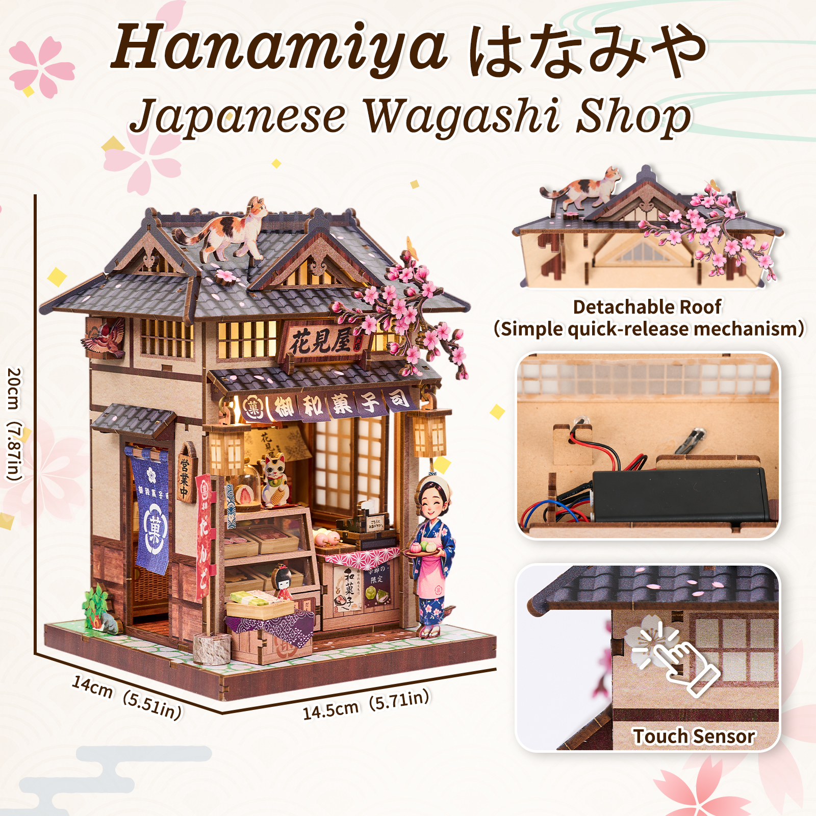 DIY Book Nook Kit Hanamiya Jap - Model Kit Japan Shop review and price