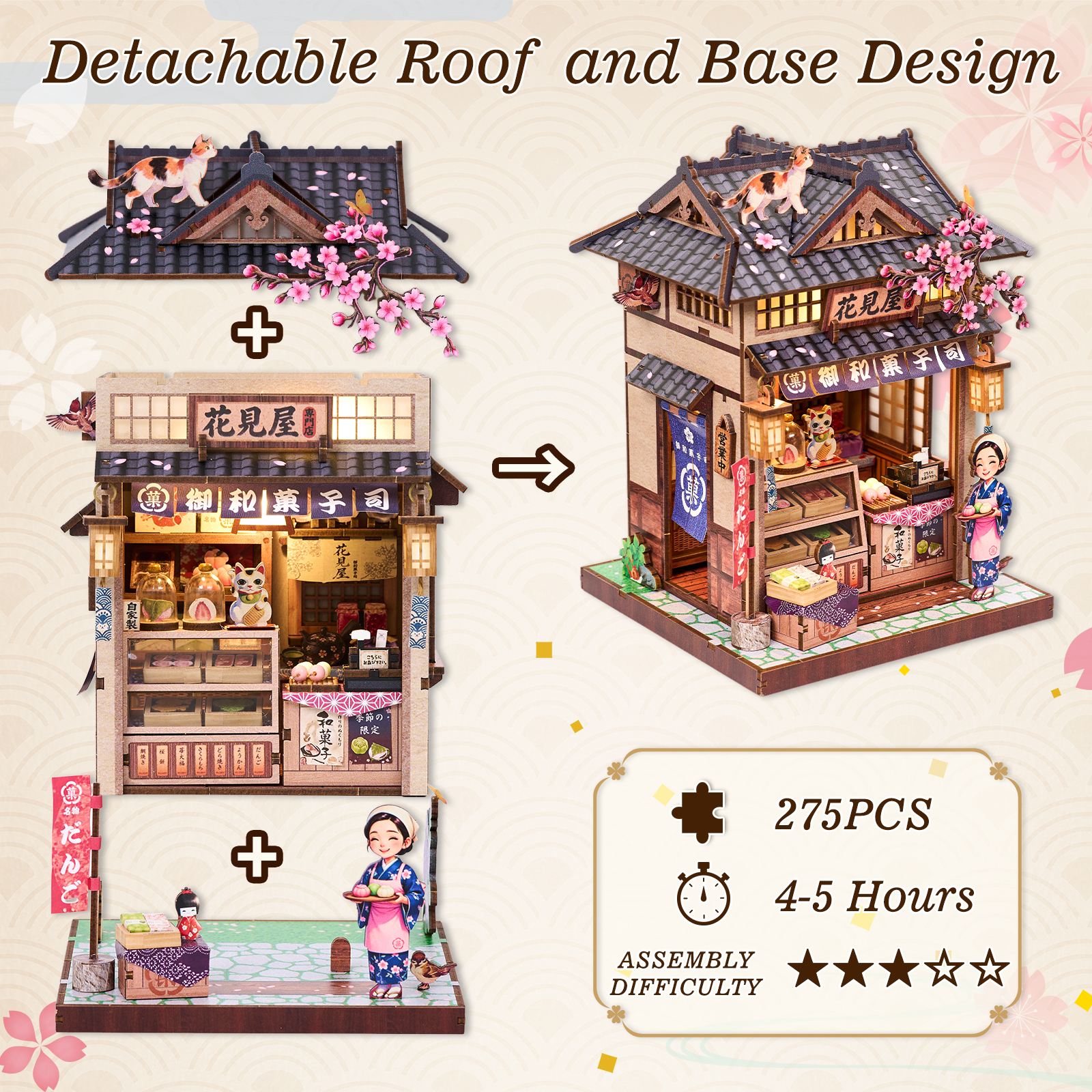 DIY Book Nook Kit Hanamiya Jap - Model Kit Japan Shop review and price