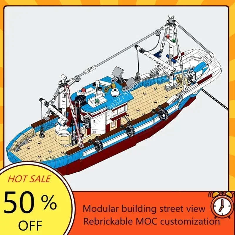 Custom 1600PCS Modular MOC-910 - Model Kit Ship review and price