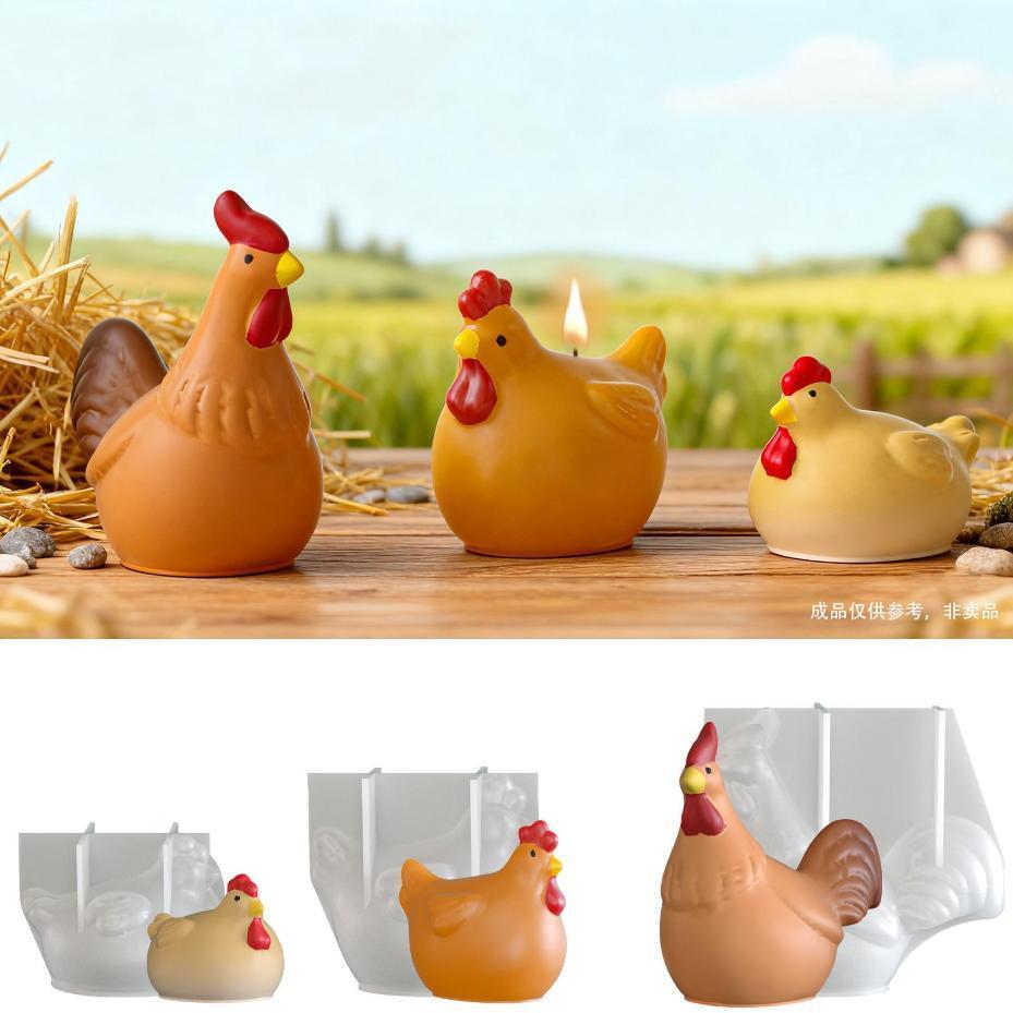 3D Chicken Candle Silicone Mol - Model Kit Cement review and price