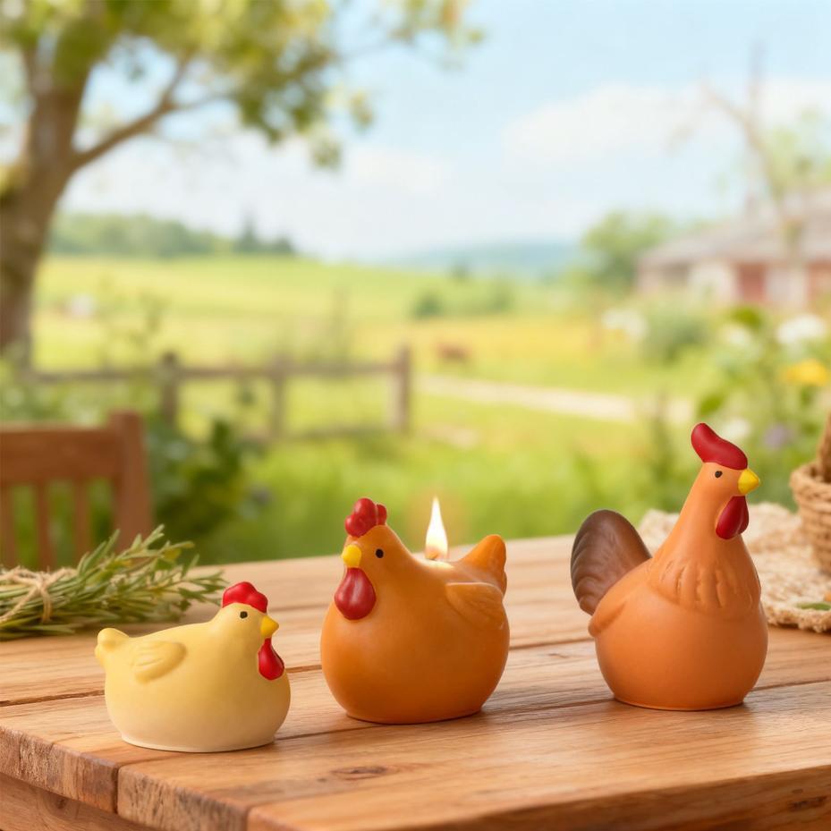 3D Chicken Candle Silicone Mol - Model Kit Cement review and price