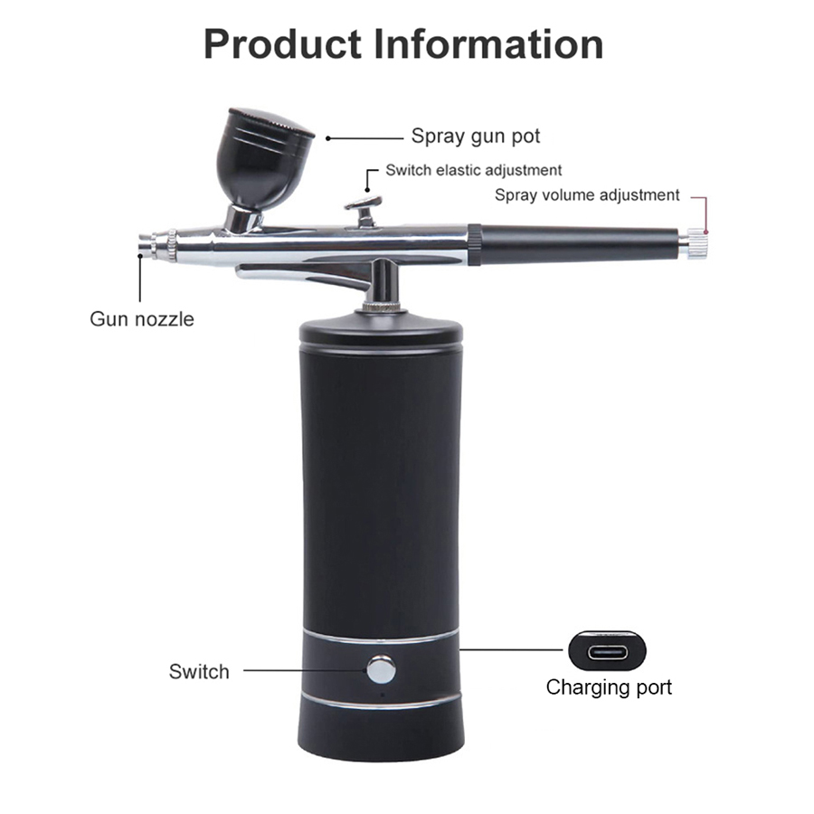 Portable Airbrush Kit With Com - Model Kit Nipper review and price
