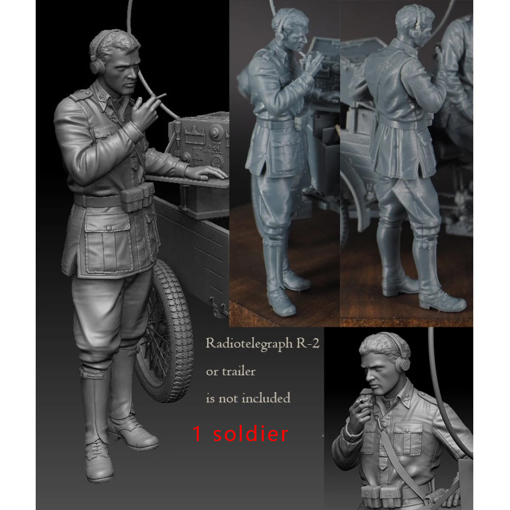 1/35 Italian soldiers, , Radio - Model Kit Italeri review and price