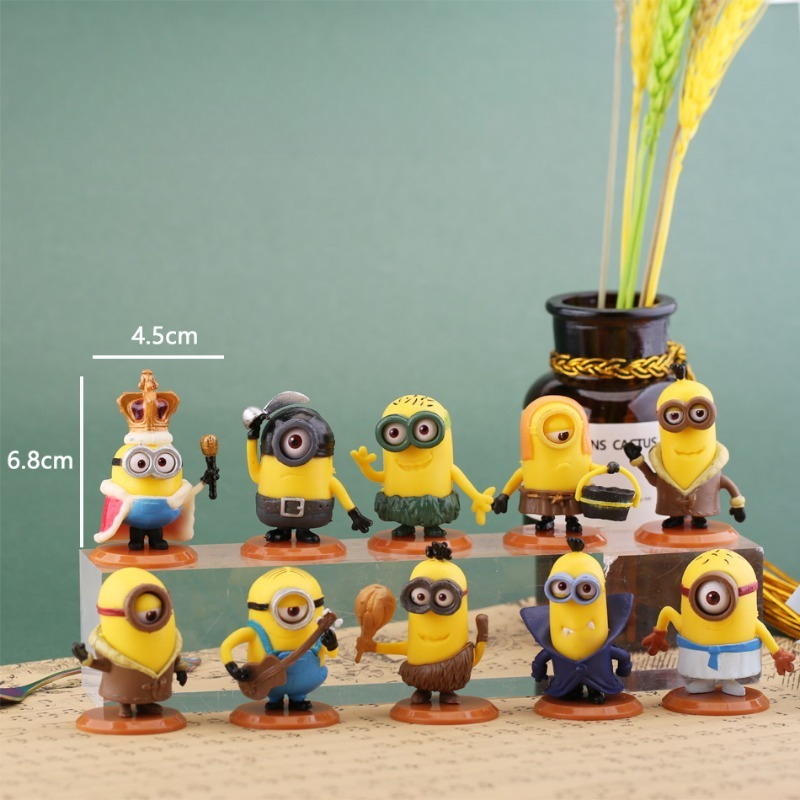 New Cute Cartoon 10Pcs/Set Kaw - Model Kit Action Figure review and price