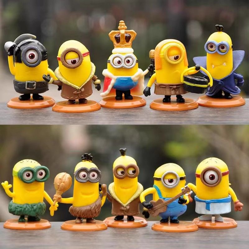 New Cute Cartoon 10Pcs/Set Kaw - Model Kit Action Figure review and price