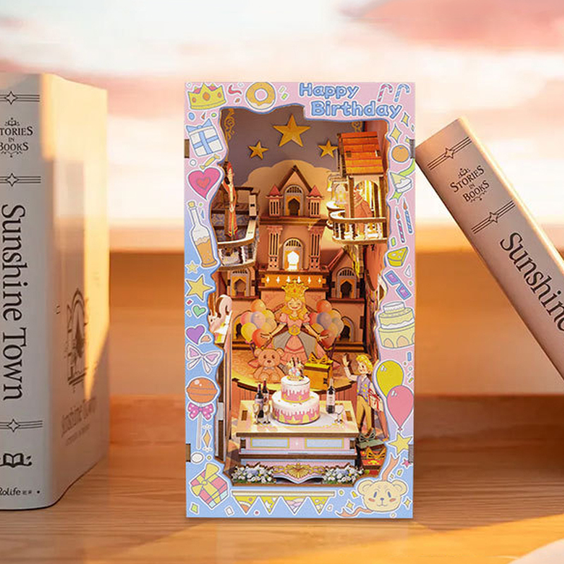 DIY Wooden Book Nook Shelf Ins - Model Kit Glue review and price
