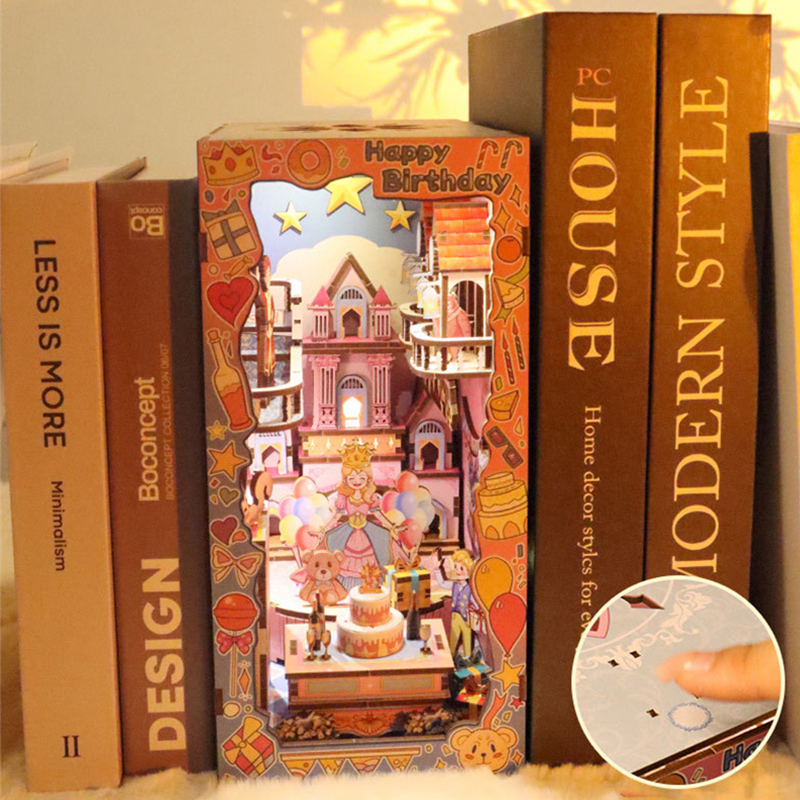 DIY Wooden Book Nook Shelf Ins - Model Kit Glue review and price