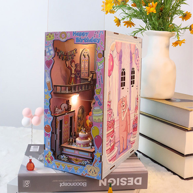 DIY Wooden Book Nook Shelf Ins - Model Kit Glue review and price