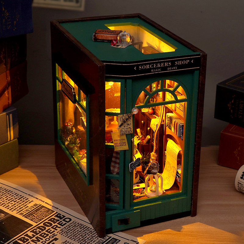 DIY Book Nook Insert Shelf Kit - Model Kit Japan Shop review and price