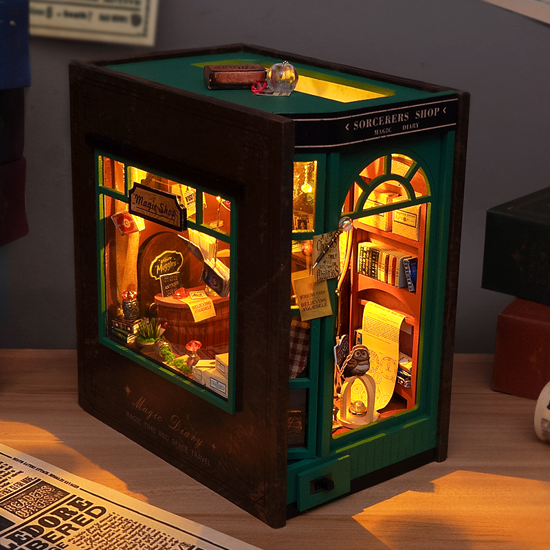 DIY Book Nook Insert Shelf Kit - Model Kit Japan Shop review and price