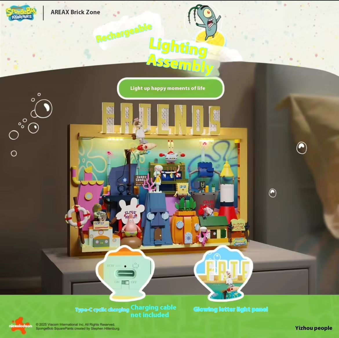 Official Area-X Spongebob Squa - Model Kit Plastic review and price